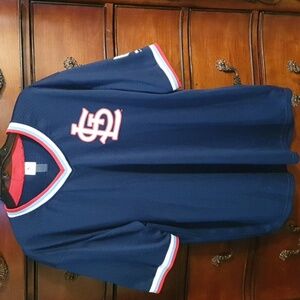 Adam Braithwaite "Uncle Charlie" St. Louis Cardinals Baseball Jersey sz XL